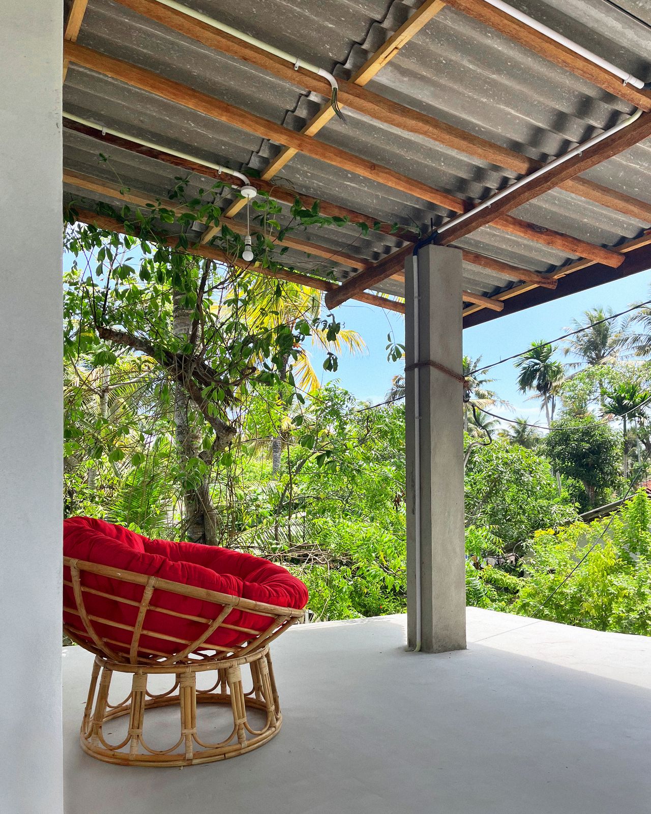 Casa outdoor kitchen at sunrise