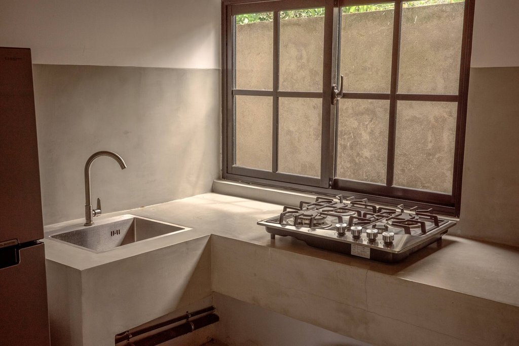 Casa kitchen countertop with stove