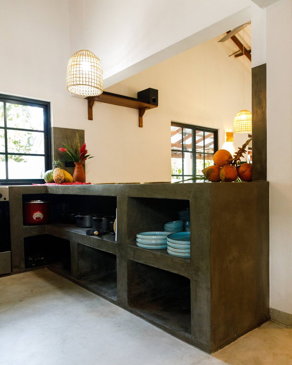 Safiya open kitchen island