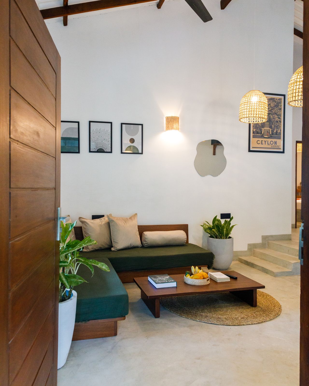 Safiya living room from pool